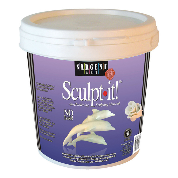 Sargent Art Sculpt it™ Air-Hardening Sculpting Material, 2 lb., White 222000